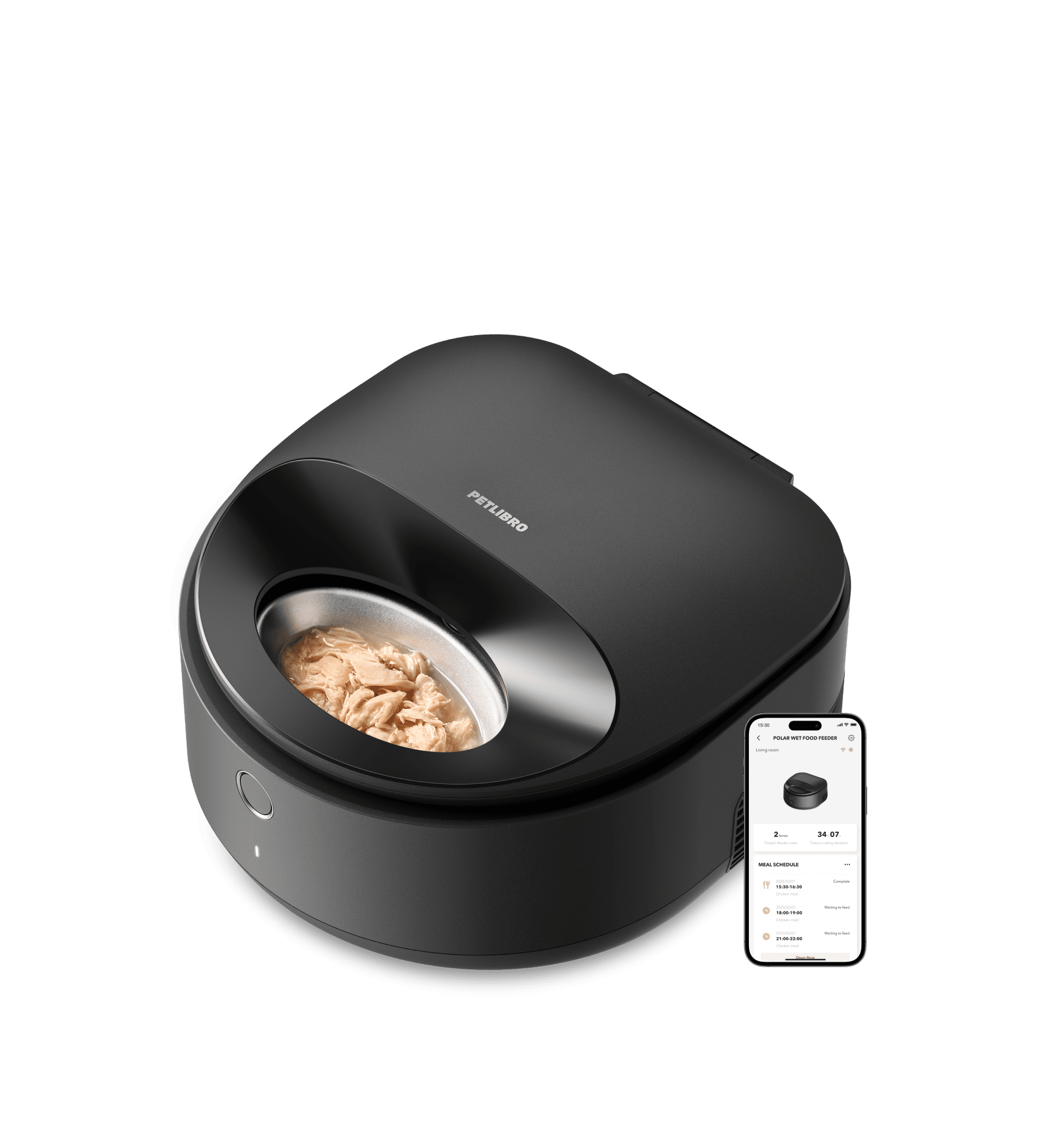 PETLIBRO Polar refrigerated wet food automatic cat feeder, official product photo