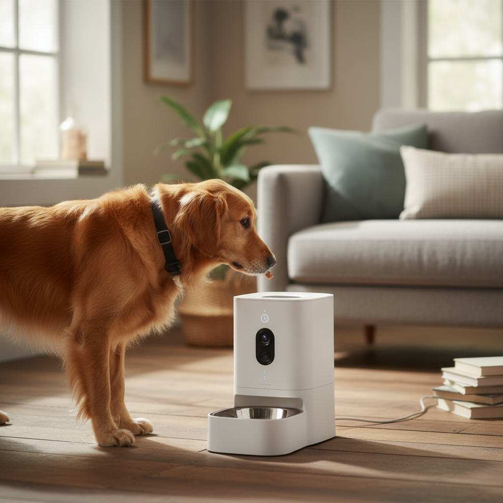 smart pet gadgets — GPS trackers, feeders, cameras worth it vs gimmick — original hero illustration